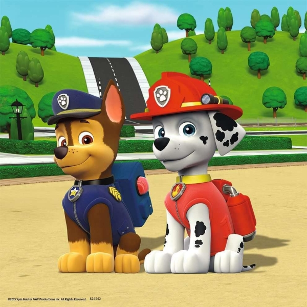 Ravensburger 09239 - Paw Patrol, Team auf 4 Pfoten, Puzzle 3 x 49 Teile
