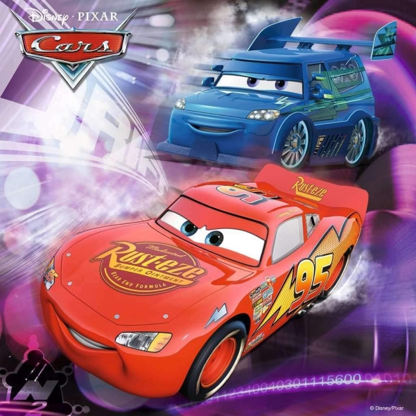 Ravensburger 09305 - Puzzle 3x49 Teile, Disney Pixar Cars - Auf der Rennstrecke