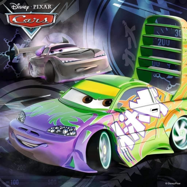 Ravensburger 09305 - Puzzle 3x49 Teile, Disney Pixar Cars - Auf der Rennstrecke