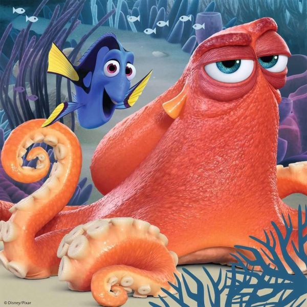 Ravensburger 09345 - Findet Dory, Puzzle 3 x 49 Teile