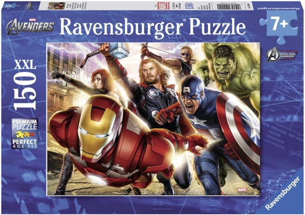 Ravensburger 10004 - Mit vereinten Superkräften - 150 Teile XXL Puzzle