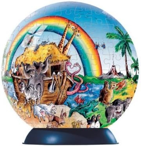 Ravensburger 11314 - Junior puzzleball Schöne Arche Noah ca. 12 cm 96 Teile ab 6 Jahre