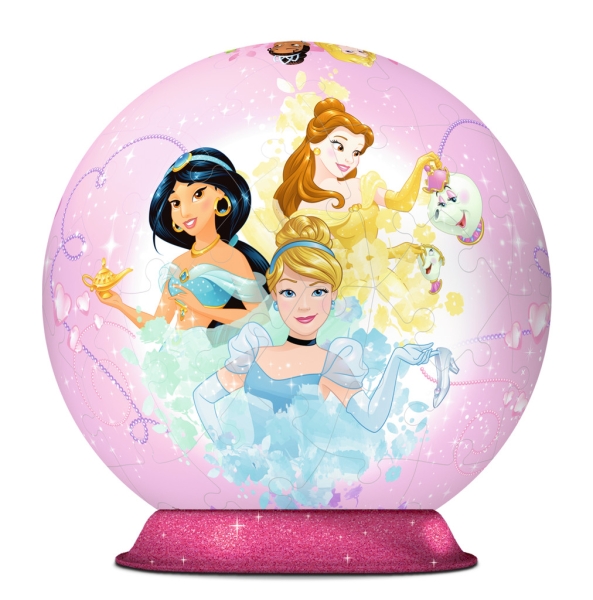 Ravensburger 11809 - Disney Princess 72 Teile Puzzleball, 13 cm