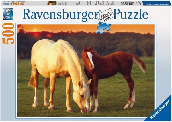 Ravensburger 14347 - Schöne Pferde, Puzzle 500 Teile