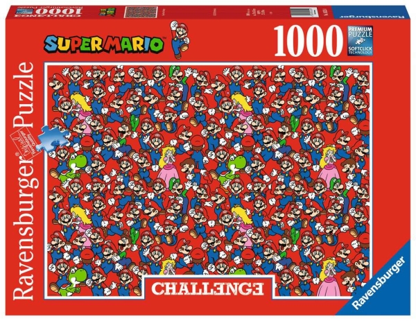 Ravensburger 16525 - Challenge Super Mario, Puzzle 1000 Teile