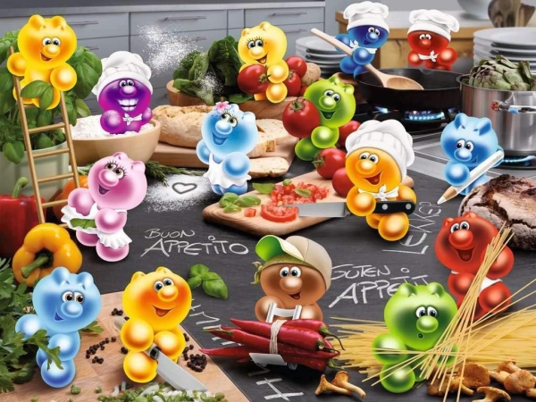 Ravensburger 16608 - Gelinis: Küche, Kochen, Leidenschaft - 2000 Teile Puzzle