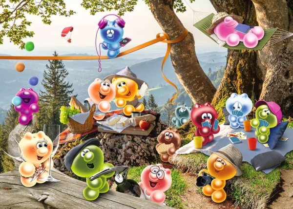 Ravensburger 16750 - Gelini - Auf zum Picknick, Puzzle 1000 Teile