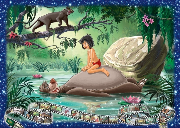 Ravensburger 19744 - Dschungel Buch, 1000 Teile Puzzle