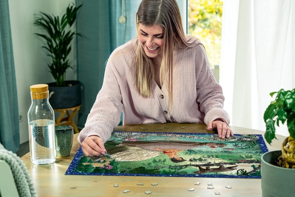 Ravensburger 19744 - Dschungel Buch, 1000 Teile Puzzle