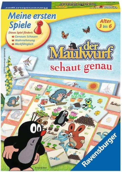Ravensburger 22167 - Der Maulwurf: Der Maulwurf schaut genau, Zuordnungsspiel
