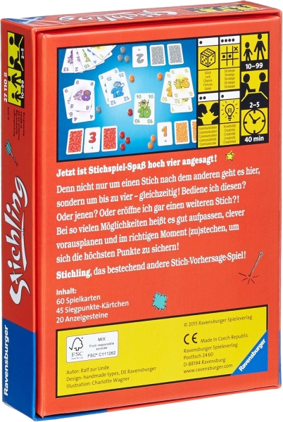 Ravensburger 27110 - Stichling, Kartenspiel