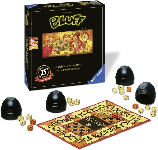 Ravensburger 27249 - Bluff 25 Jahre limitierte Auflage mit 6 Super-Würfeln!