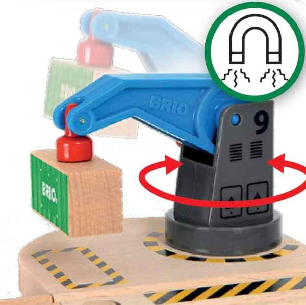 BRIO 33866 World 33866 - Eisenbahn-Magnetkran