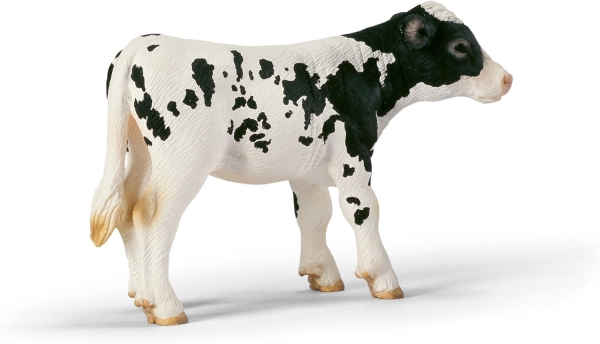 Schleich 13634 - Bauernhof, Kalb Schwarzbunt