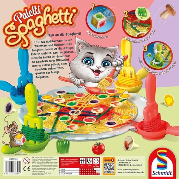 Schmidt Spiele 40626 - Paletti Spaghetti, Kinderspiel