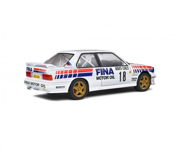 Solido 421182080 - 1:18 BMW M3 (E30) FINA Gr. A #18 Rally Montecarlo 1989 Marc Duez - Alain Lopes