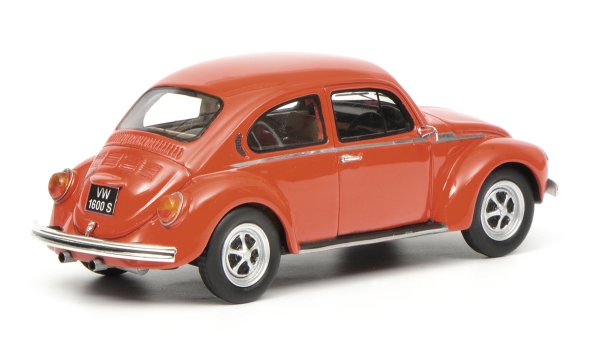 Schuco 450903900 - 1:43 VW Käfer 1600-S rot