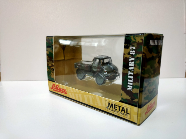 Schuco 452658900 – 1:87 Unimog U406 Bundeswehr Militär