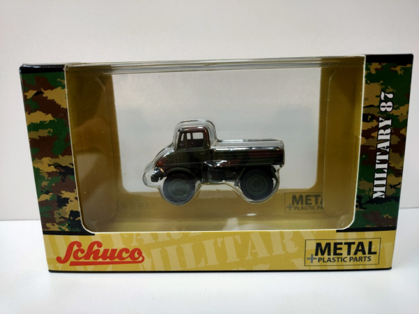 Schuco 452658900 – 1:87 Unimog U406 Bundeswehr Militär