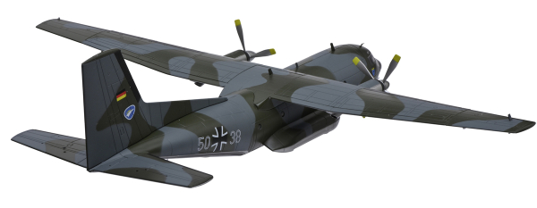 Schuco 452659000 –  1:87 Transall C160D LTG 62