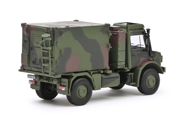 Schuco 452666000 - 1:87 Unimog 5023 Funkcontainer