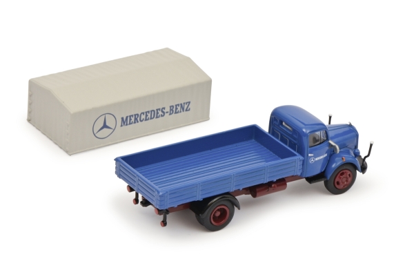 Schuco 452667900 - 1:87 MB L3500 Pritsche MERCEDES-BENZ blau