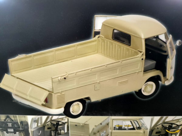 Schuco 450037200 - 1:18 Volkswagen T1 Pritschen-Wagen beige
