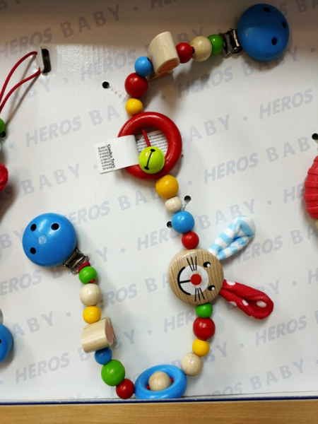 Eichhorn / Heros 100017049 - Baby Starter-Set Hase, Geschenkeset Schnullerkette, Beißring, Kinderwagenkette