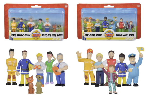 Simba 109252538 - Sam Figuren Set 6 Stück