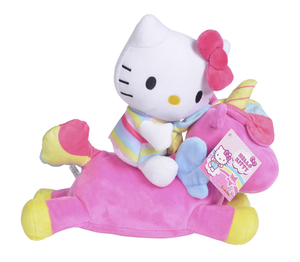 Simba 109281007 - Hello Kitty Einhorn Konturplüsch 25cm