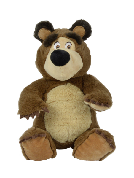 Simba 109301034 - Masha Bean Bag Bär, 20 cm, sitzend