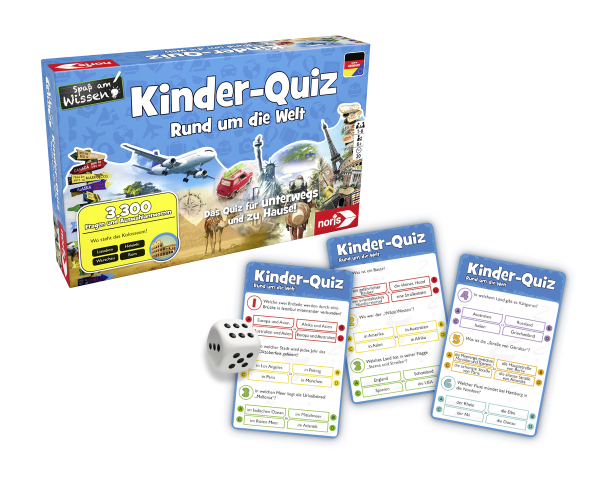 NORIS 606011630 - Kinderquiz, Rund um die Welt
