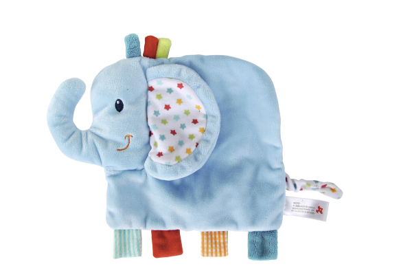 Nicotoy 6305792274 - Baby Schmusetuch Elefant, Happy Circus