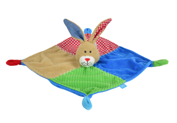 Simba 6305881123 - Lief! Boys Doudou Schmusetuch Hase blau