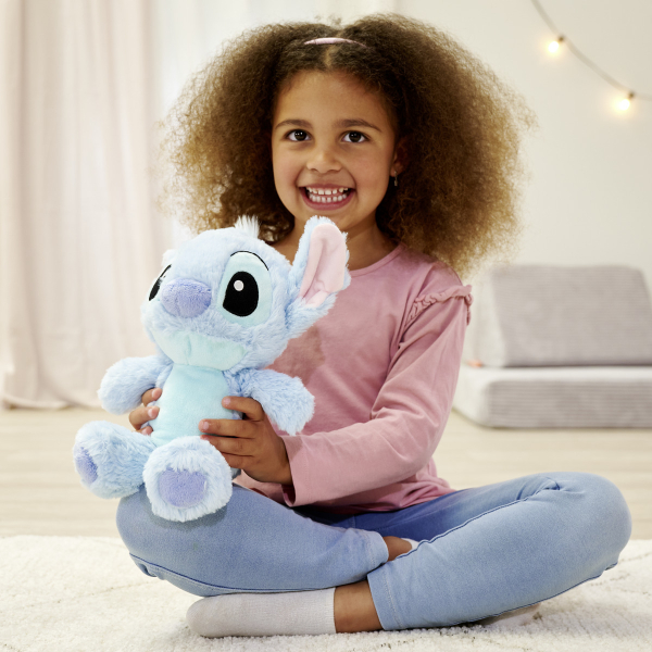 Simba 6315870029 Disney Flopsies Stitch blau, ca. 25 cm