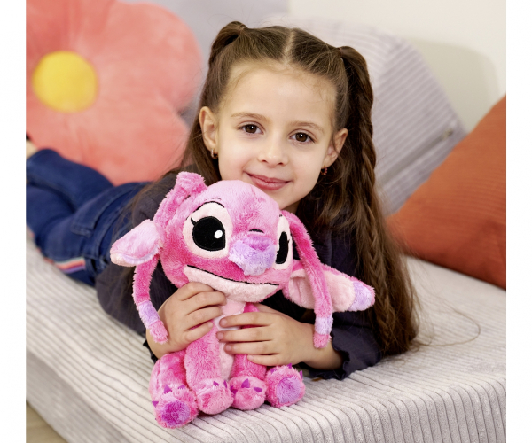 Simba 6315876954 - Disney Angel rosa,  ca. 25 cm