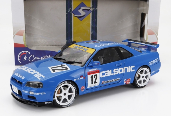 Solido 421183720 - 1:18 Nissan Skyline GT-R (R34) Streetfighter #12 CALSONIC TRIBUTE 2000