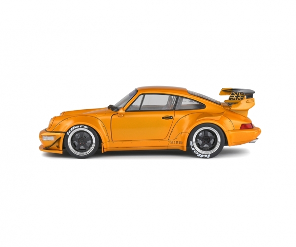 Solido 421181370 - 1:18 Porsche RWB 964 HIBIKI orange