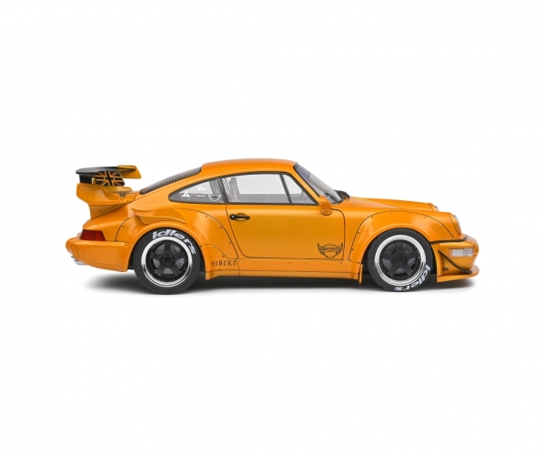 Solido 421181370 - 1:18 Porsche RWB 964 HIBIKI orange