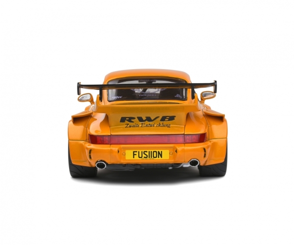 Solido 421181370 - 1:18 Porsche RWB 964 HIBIKI orange