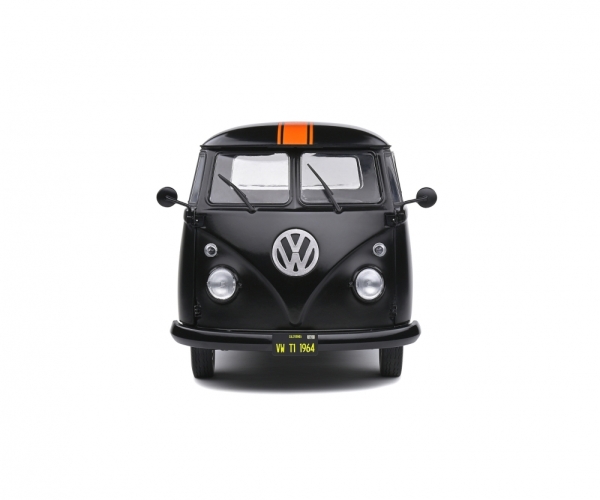 Solido 421181940 - 1:18 VW T1 Pritsche schwarz 'Harley-Davidson'