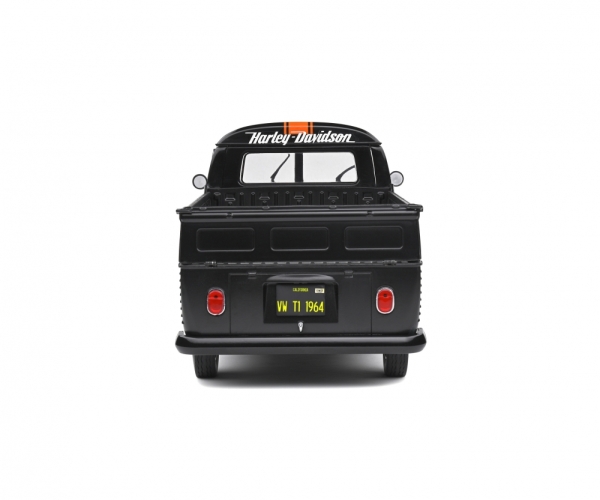Solido 421181940 - 1:18 VW T1 Pritsche schwarz 'Harley-Davidson'