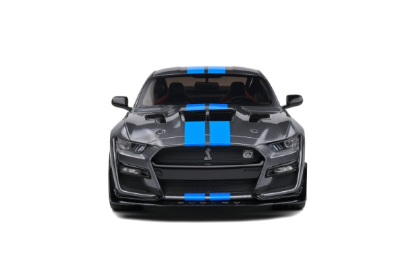 Solido 421182530 - 1:18 Ford Shelby Mustang GT500KR grau/blau