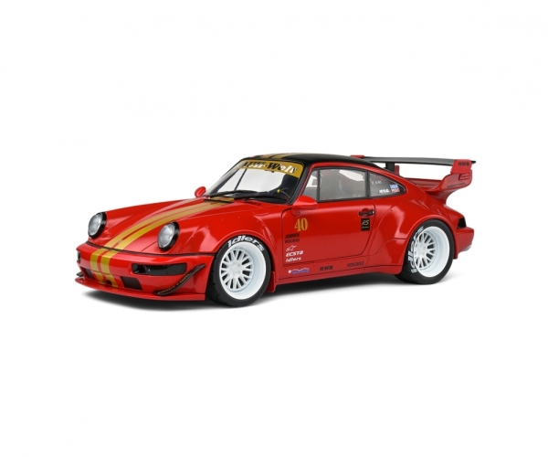 Solido 421182940 - 1:18 Porsche RWB Red Saduka, RAUH-WELT