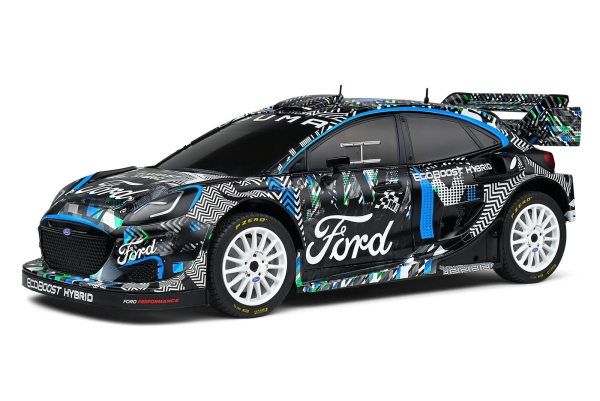 Solido 421183110 - 1:18 Ford Puma WRC schwarz