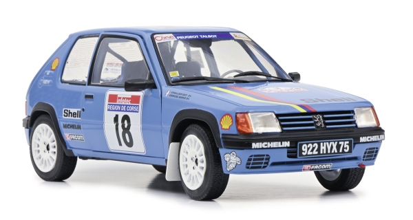 Solido 421185740 - 1:18 Peugeot 205 Rallye #18