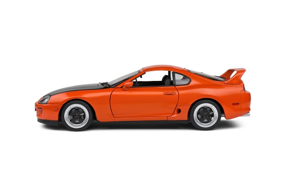 Solido 421185950 - 1:18 Toyota Supra MK4 (A80) Streetfighter 1993 orange