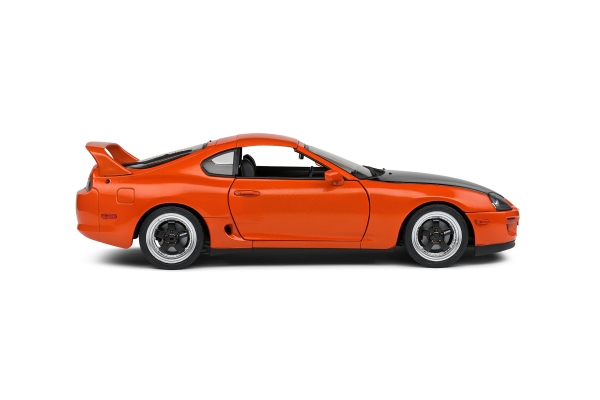 Solido 421185950 - 1:18 Toyota Supra MK4 (A80) Streetfighter 1993 orange