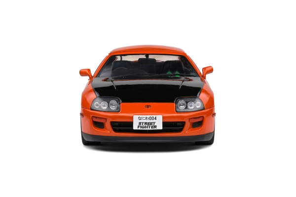 Solido 421185950 - 1:18 Toyota Supra MK4 (A80) Streetfighter 1993 orange