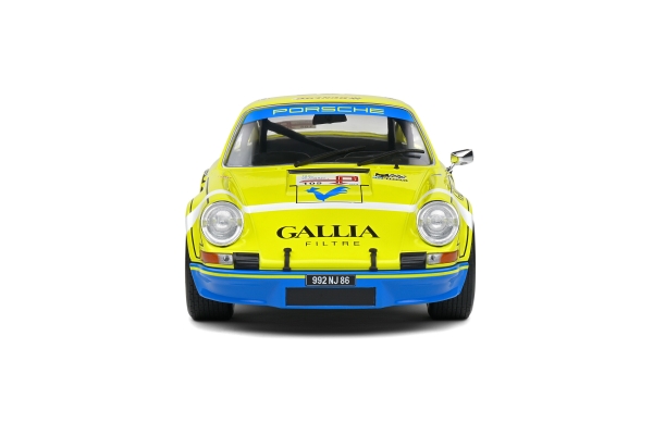 Solido 421185960 - 1:18 Porsche 911 Carrera RS Coupe 2.7 #105Rally Tour De France 1973 gelb